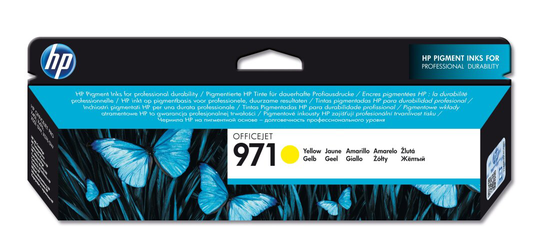 HP 971 Yellow Ink Cartridge