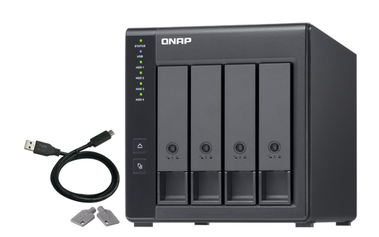 4bay 3.5" SATA HDD USBC Raid Expansion