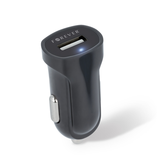 Forever USB Autolaturi 1A CC-04 musta