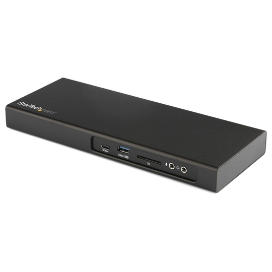 STARTECH.COM Dual 4K TB3 Dock - M.2 - SD