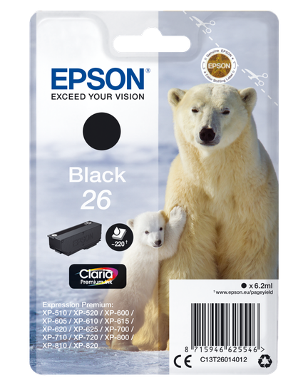 EPSON POLAR BEAR 26 BLACK SINGLE