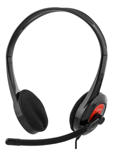 Stereoheadset Ultra-kannettaviin Ja Taulutietokoneisiin, 32 Ohm, 1x3,5mm 4-pin, 1,8m Kaapeli, Musta/