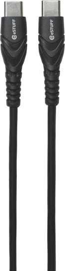 ESTUFF USB-C - C Cable 1,0m Black