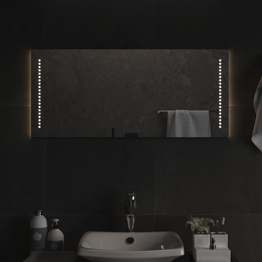 vidaXL Kylpyhuoneen LED-peili 90x40 cm