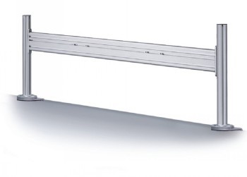 NEOMOUNTS BY NEWSTAR FLAT SCREEN DESK TOOLBAR FOR 3 SCREENS (43 X 100 CM) 10-24" SILVER