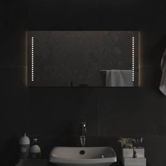 vidaXL Kylpyhuoneen LED-peili 80x40 cm