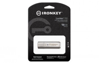 KINGSTON 16GB IKLP50 AES USB, W/256BIT ENCRYPTION