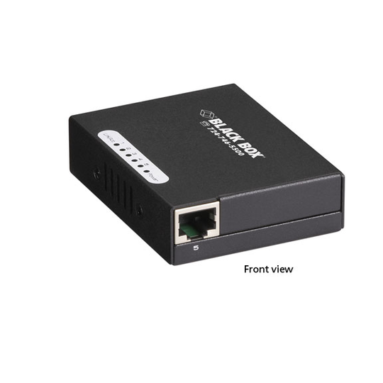 BLACK BOX LBS005 SERIES FAST ETHERNET (100-MBPS) SWITCH - (5) 10/100-MBPS COPPER RJ45, USB POWERED