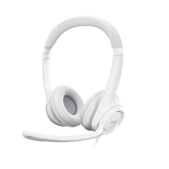 LOGI H390 USB Computer Headset - WHITE