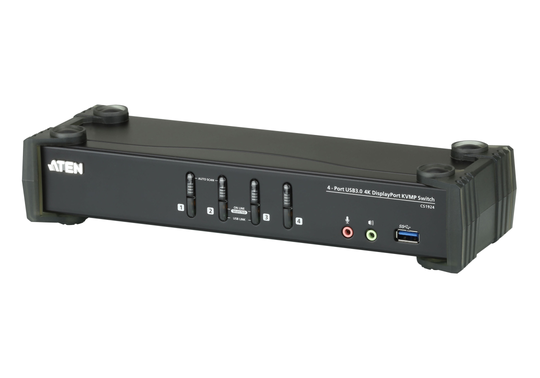4-Port USB 3.1 Gen 1 4K DisplayPort 1.2 KVMP™ Switch With Audio