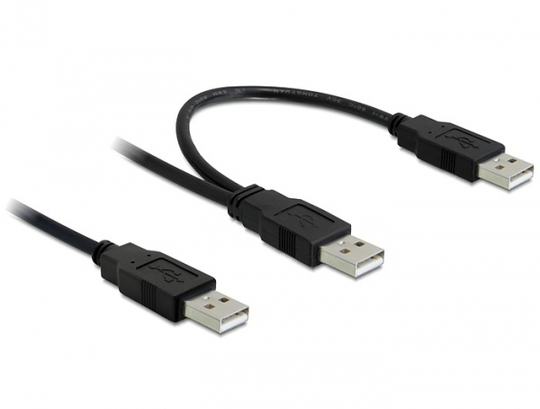 Cable USB 2.0-A Male > 2 X USB 2.0-A Male 0.7 M