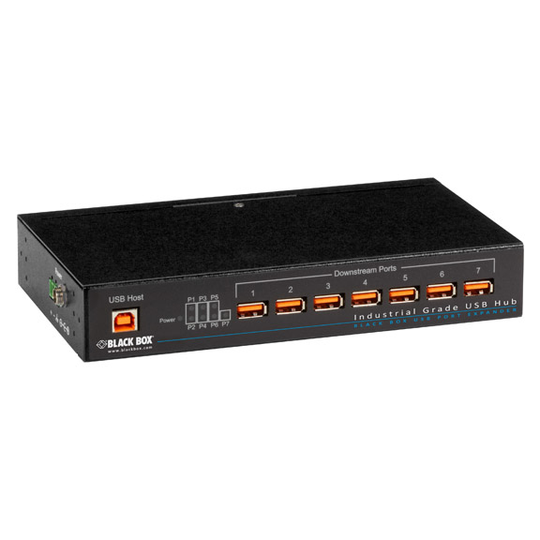 BLACK BOX INDUSTRIAL USB 2.0 HUB - 7-PORT