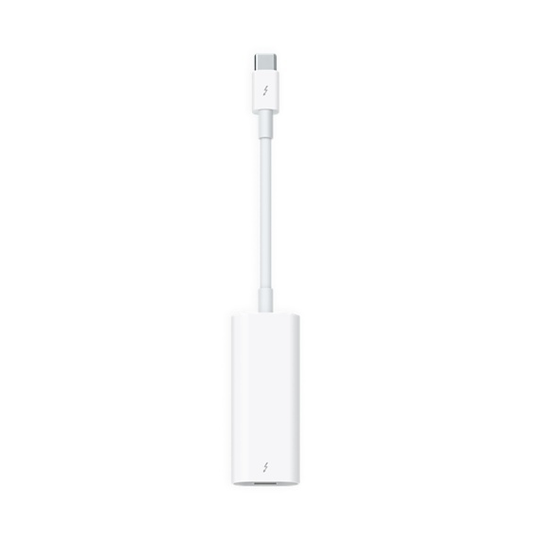 Sovitin Thunderbolt 3 - Thunderbolt 2, 1 X USB-C Uros, 1 X Thunderbolt 2 Naaras, 20 Gb/s, Valkoinen
