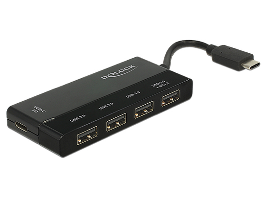 External USB 3.1 Gen 1 Hub USB TypeC>4xUSB A + 1xUSB TypeC