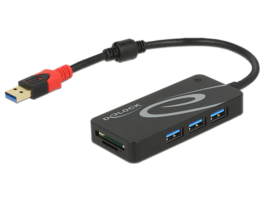 This USB Hub By Delock Can Be Connected To A Computer Via The USB Type-A Interface. It Expands The C