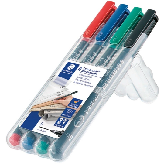 Staedtler 4 kpl Lumocolor permanent Fine