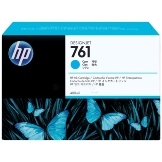 HP 761 Mustepatruuna syaani, 400 ml