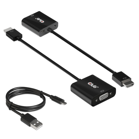 CLUB 3D HDMI 1.4 To VGA Adapter M/F