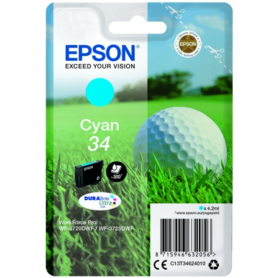 Epson 34 Mustepatruuna syaani, 300 sivua