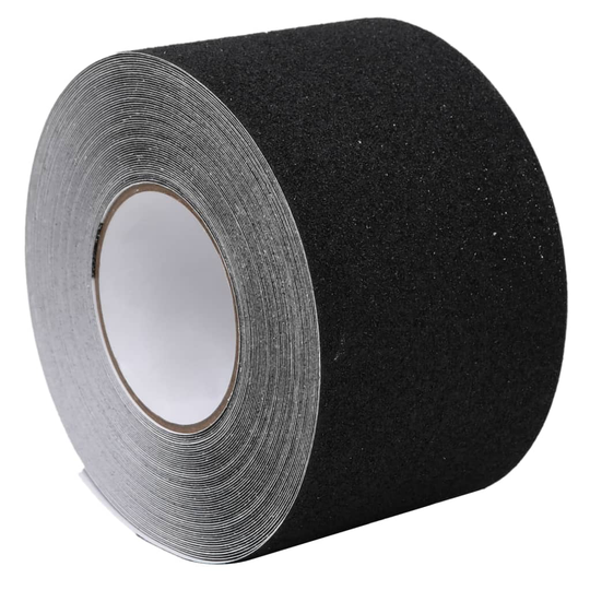 vidaXL Liukuesteteippi musta 0,1x20 m PVC