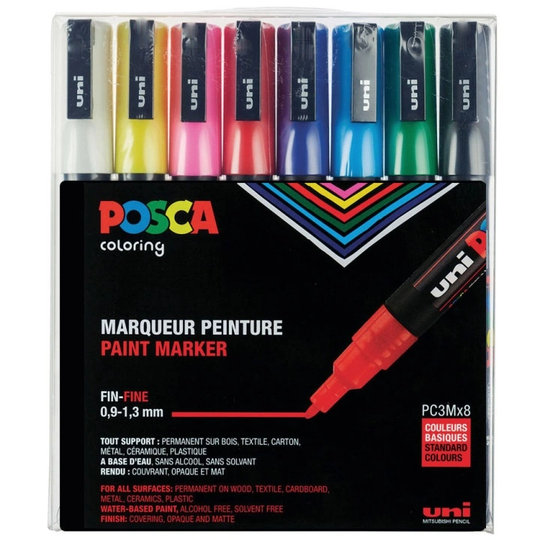 Posca Posca PC-3M 8-setti