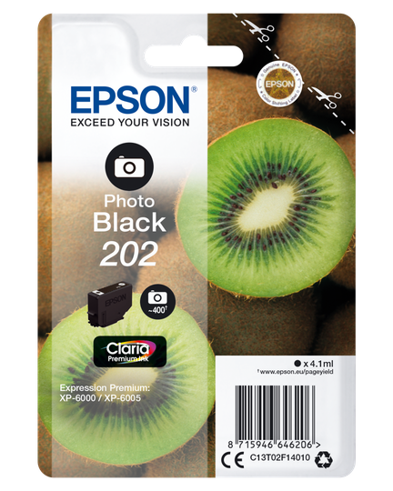 EPSON KIWI 202 PHOTO BLACK SINGLE