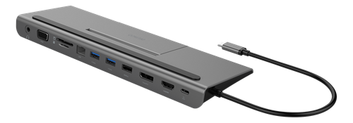 USB-C-telakka, 100 W USB-C PD, USB 3.0, 4K HDMI, Tähtiharmaa