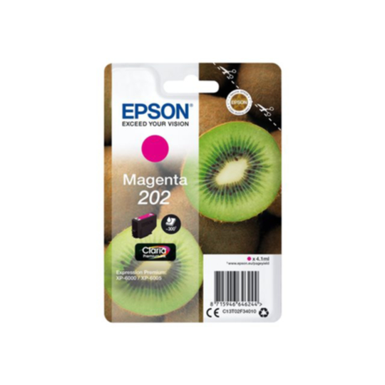 Epson 202 Mustepatruuna magenta, 4,1 ml