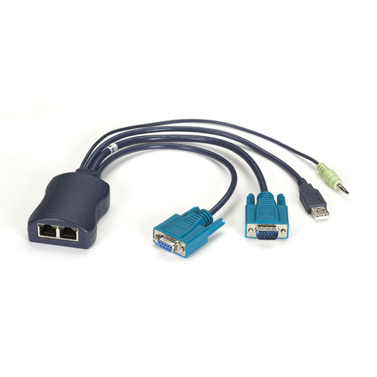 BLACK BOX CX SERIES DUAL SERVER ACCESS MODULE - VGA, USB AND AUDIO, 2X CATX