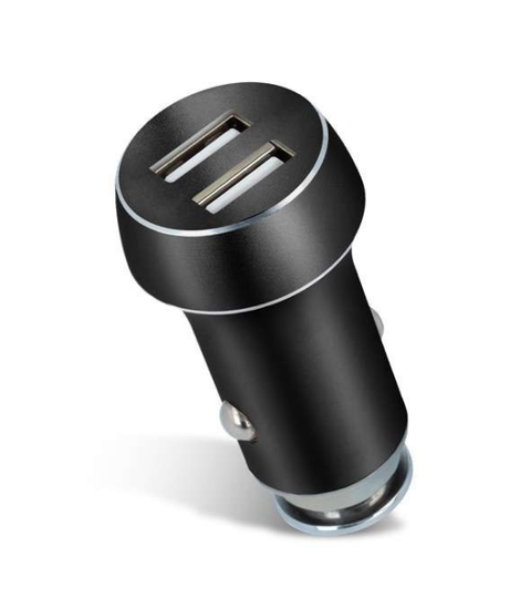 DEVIA Smart Dual 2 x USB autolaturi 2 4V musta