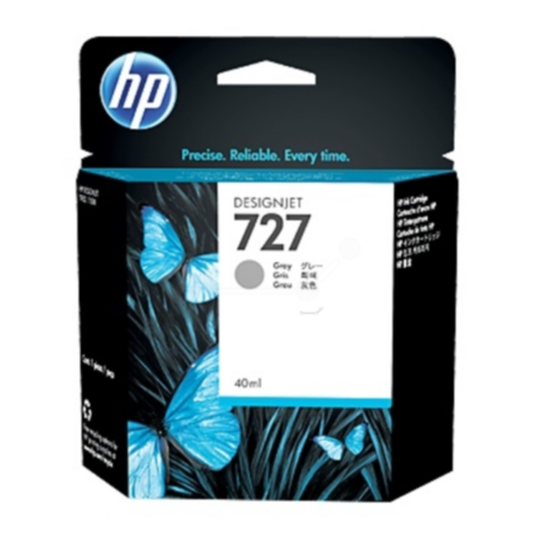 HP 727 Mustepatruuna harmaa, 40 ml