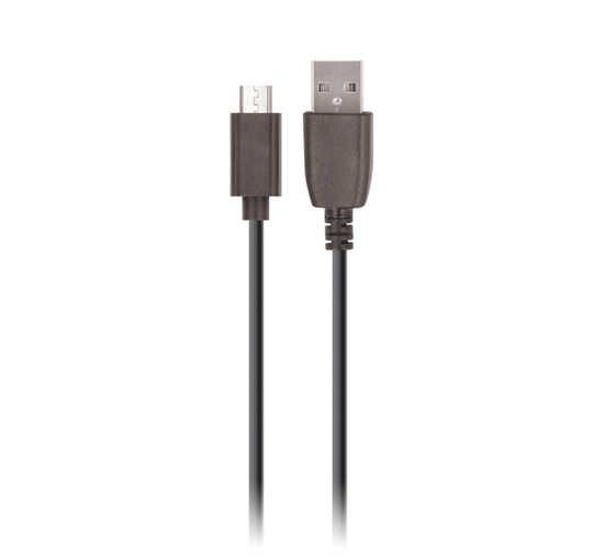Setty micro USB-kaapeli 1m 2A - Musta