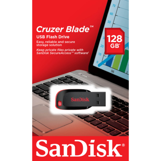 Sandisk USB -muistikortti 2.0 Blade 128 Gt