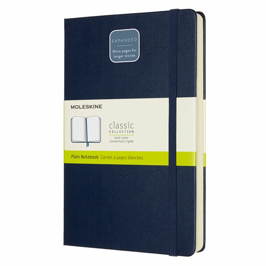 Moleskine Classic Soft Cover Expanded Blue Ruled