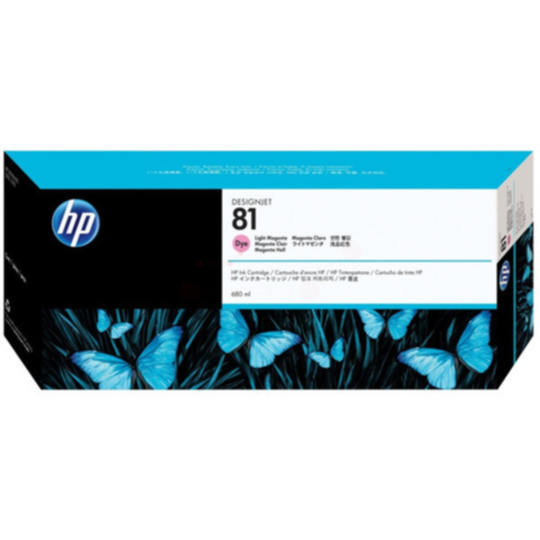HP 81 Mustepatruuna vaalea magenta, 680 ml
