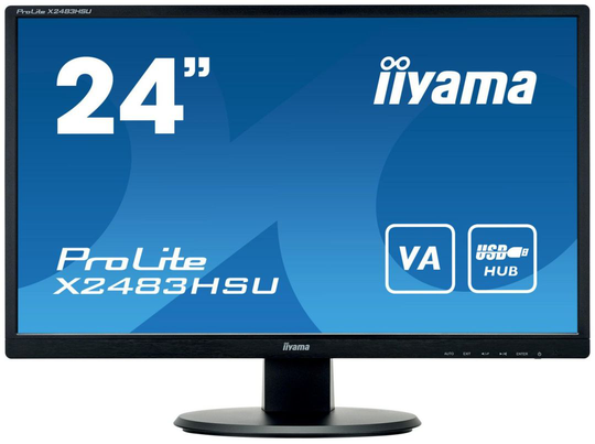 Iiyama 24" VA, 1920x1080, 1DP1H, USB