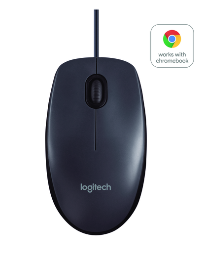B100 Optinen Hiiri, 800 Dpi, USB, 180 Cm Kaapeli, Musta