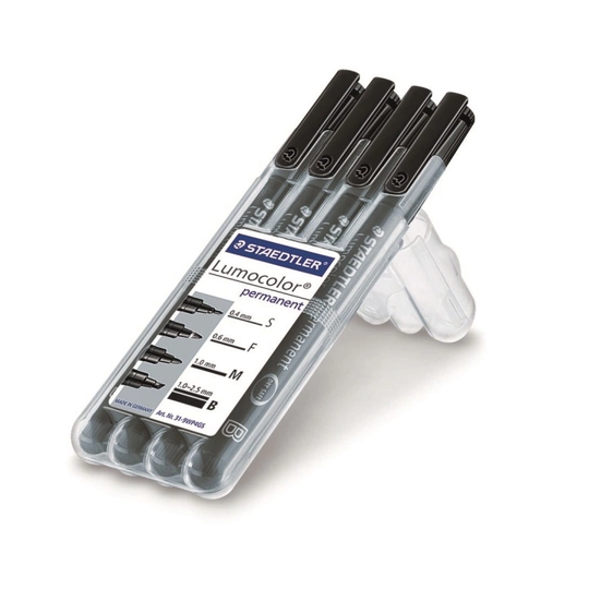 Staedtler 4 kpl Lumocolor permanent
