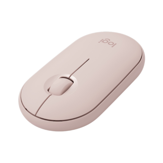 Langaton Logitech Pebble M350 ‑hiiri, vaaleanpunainen