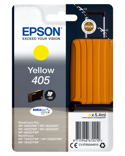 EPSON Singlepack Yellow 405 DURABrite