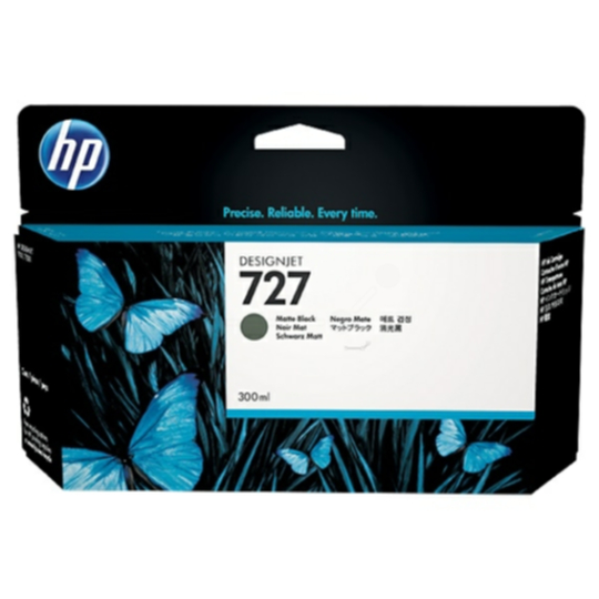 HP 727 Mustepatruuna valokuvamusta