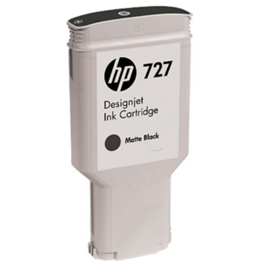 HP 727 Mustepatruuna mattamusta