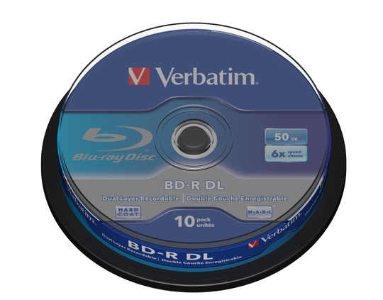 BD-R Double Layer 6X, Scratchguard Surface 10p Spindle