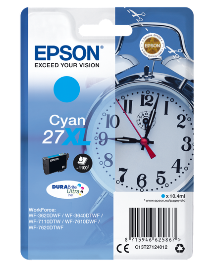Ink/27XL Alarm Clock 10.4ml CY