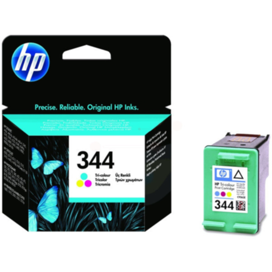 HP 344 Mustepatruuna 3-väri, 14 ml
