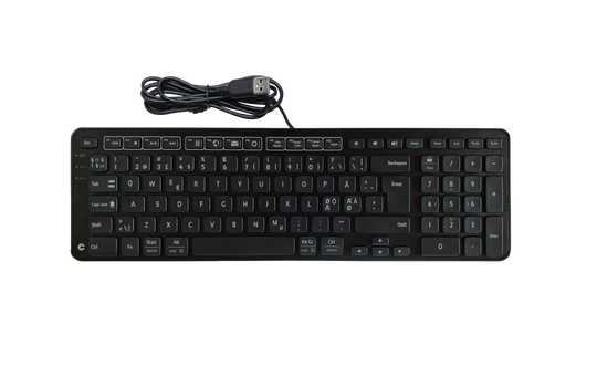 CONTOUR BALANCE KEYBOARD BK WIRED-PN VERSION