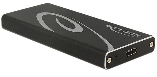 The Aluminium Enclosure By Delock Enables The Installation Of A M.2 SSD In 2242 And 2230 Format, Whi
