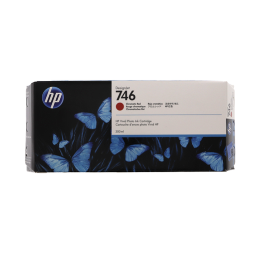 HP 746 Mustepatruuna punainen