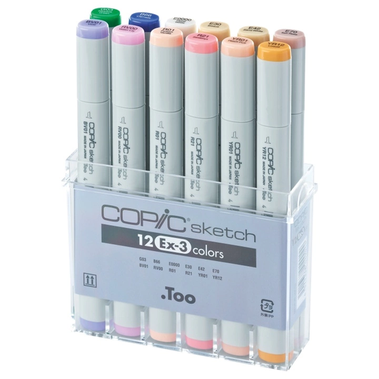 Copic Sketch 12-setti Ex-3