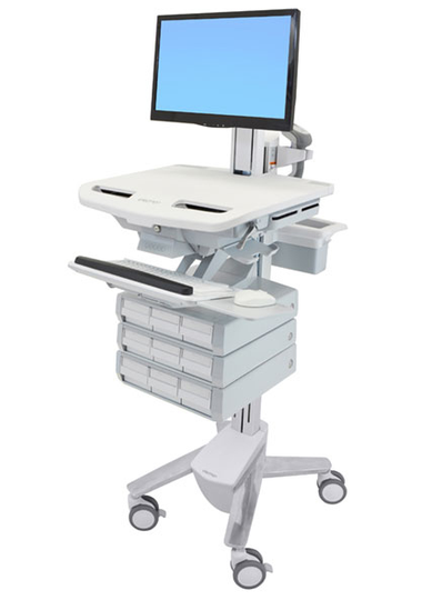 ERGOTRON STYLEVIEW CART LCD PIVOT 9 DRAW
